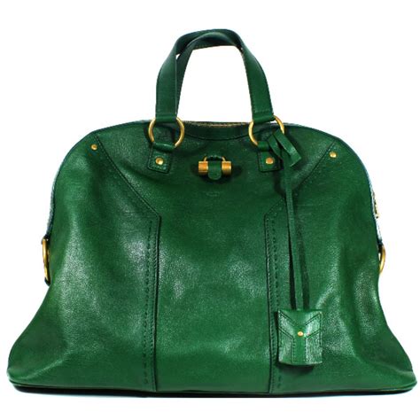 sac yves saint laurent vert